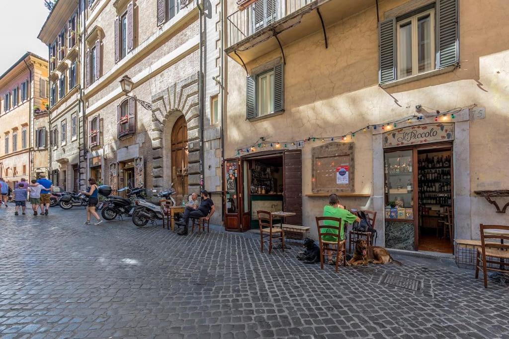 Piazza Navona Historical Palace Rome Luaran gambar